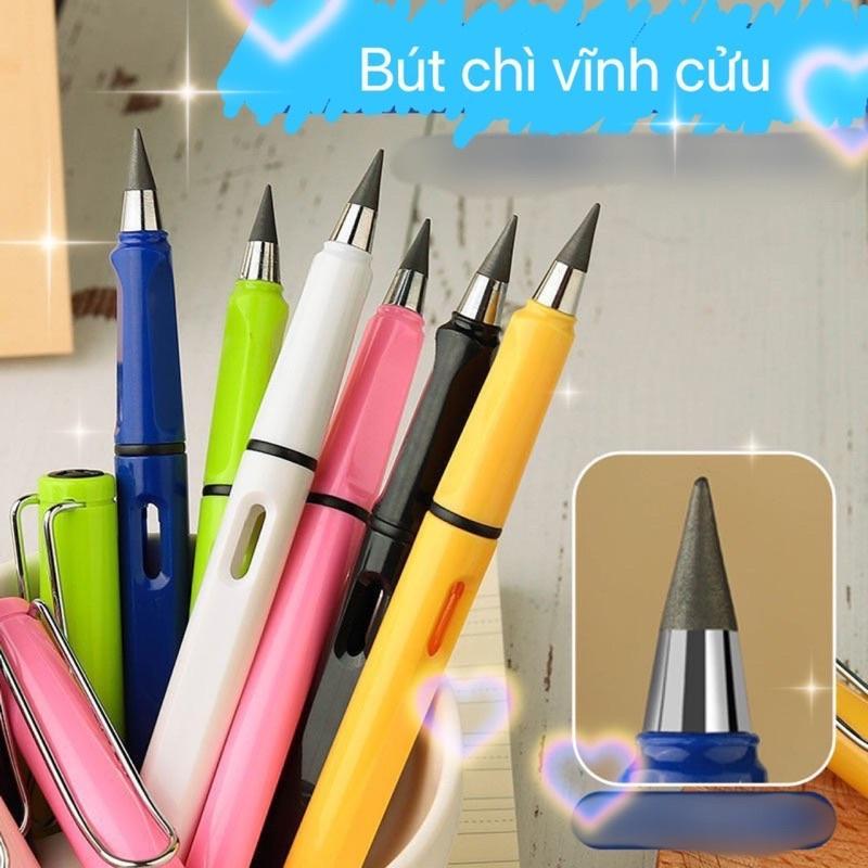 Bút Chì Vĩnh Cửu Không Cần Chuốt Dành Cho Học Sinh Tập Viết- Có Kèm Tẩy có sỉ