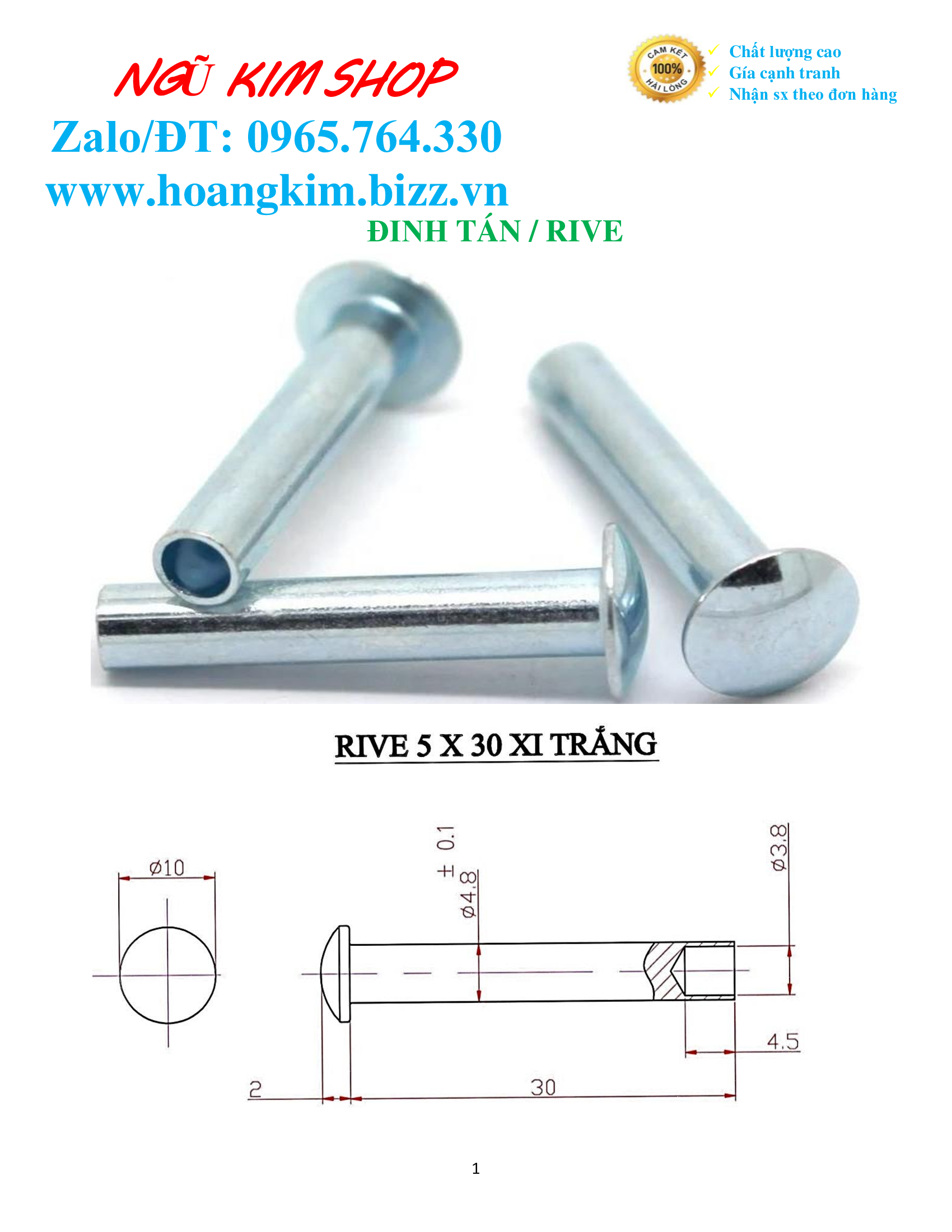 ĐINH TÁN _ RIVE M5, M6, M8, M10