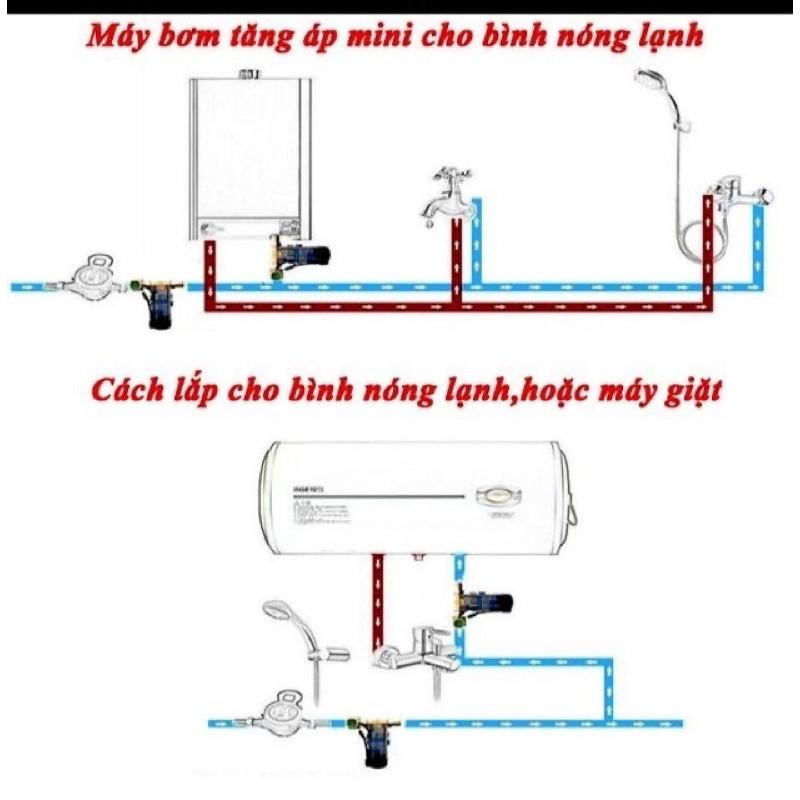 Máy bơm tăng áp máy giặt ,sen vòI , bình nóng lạnh