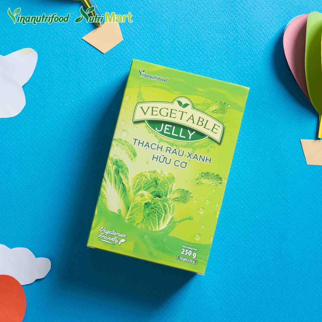 Thạch Rau Xanh Hữu Cơ Vinanutrifood, Bổ sung chất xơ từ rau xanh dưới dạng thạch, ngon dễ sử dụng
