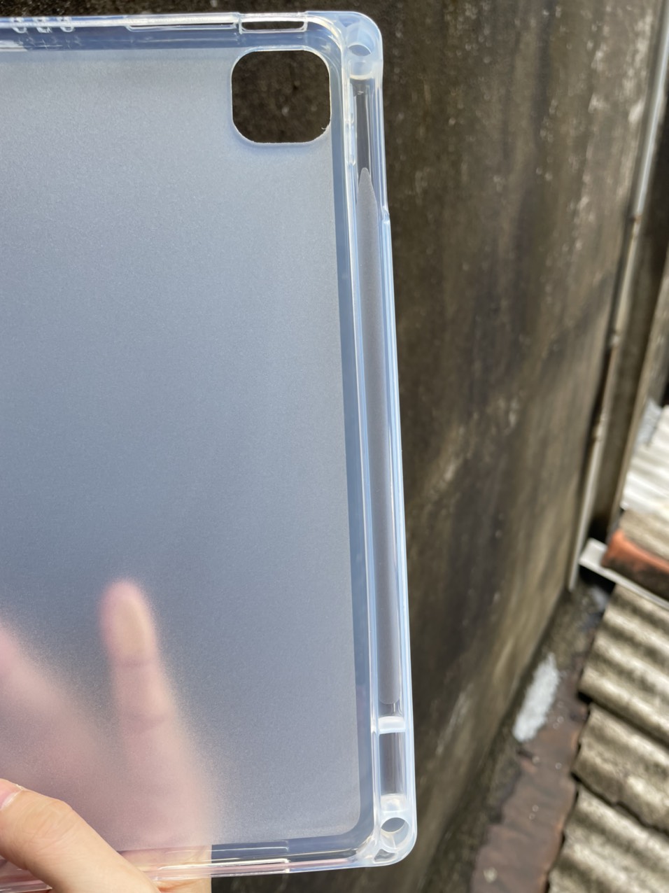 Ốp lưng silicon cho  iPad Pro M1 12.9 inch 2021 có khay để bút