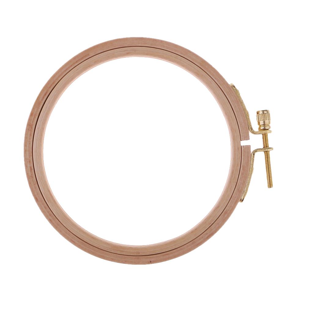 Wooden Embroidery Hoop with Screw for Tapestry Cross-stitch