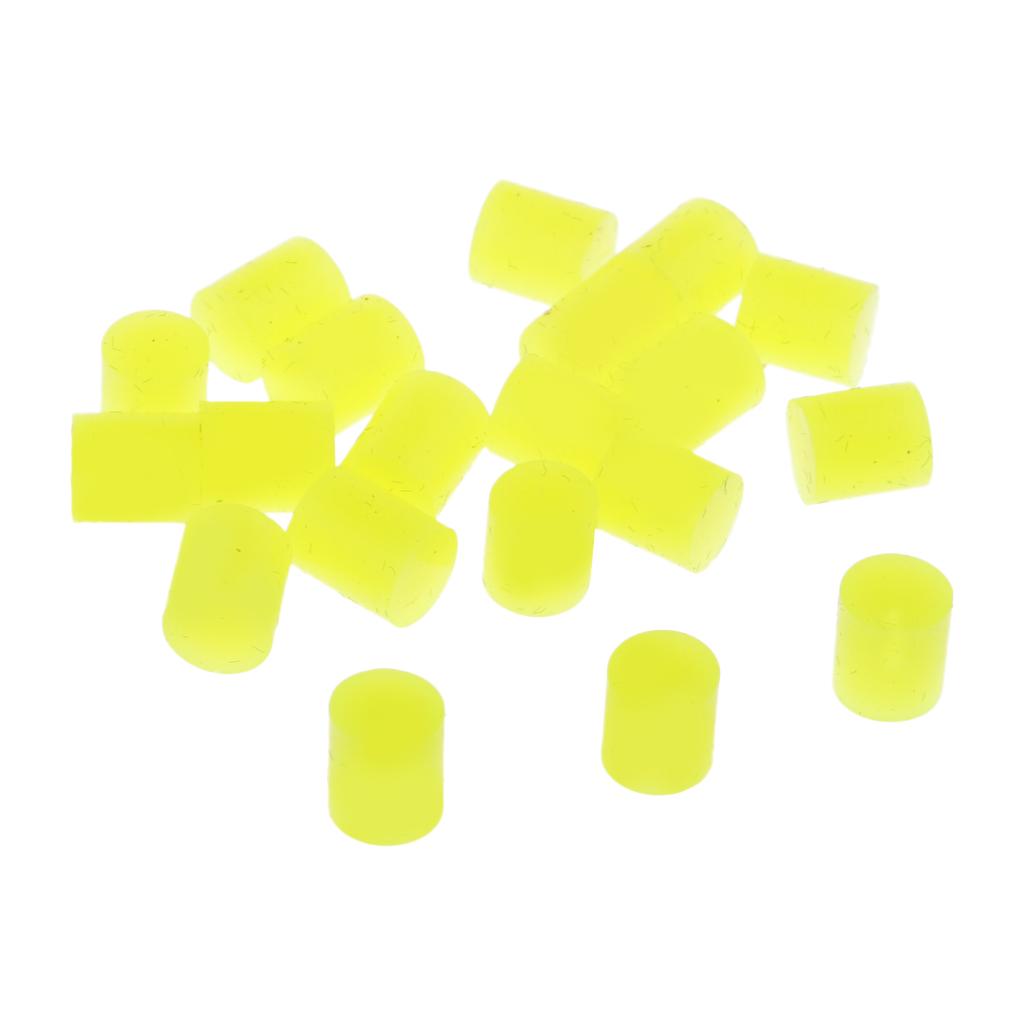 20 Pcs Fishing Floating Beads Float Stopper Float Tackles Luminous Green