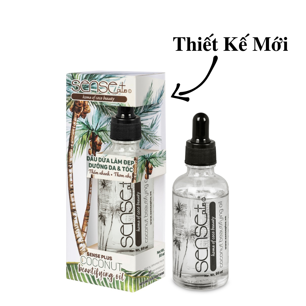 Tinh Dầu Dừa Làm Đẹp Sense+ (50ml)