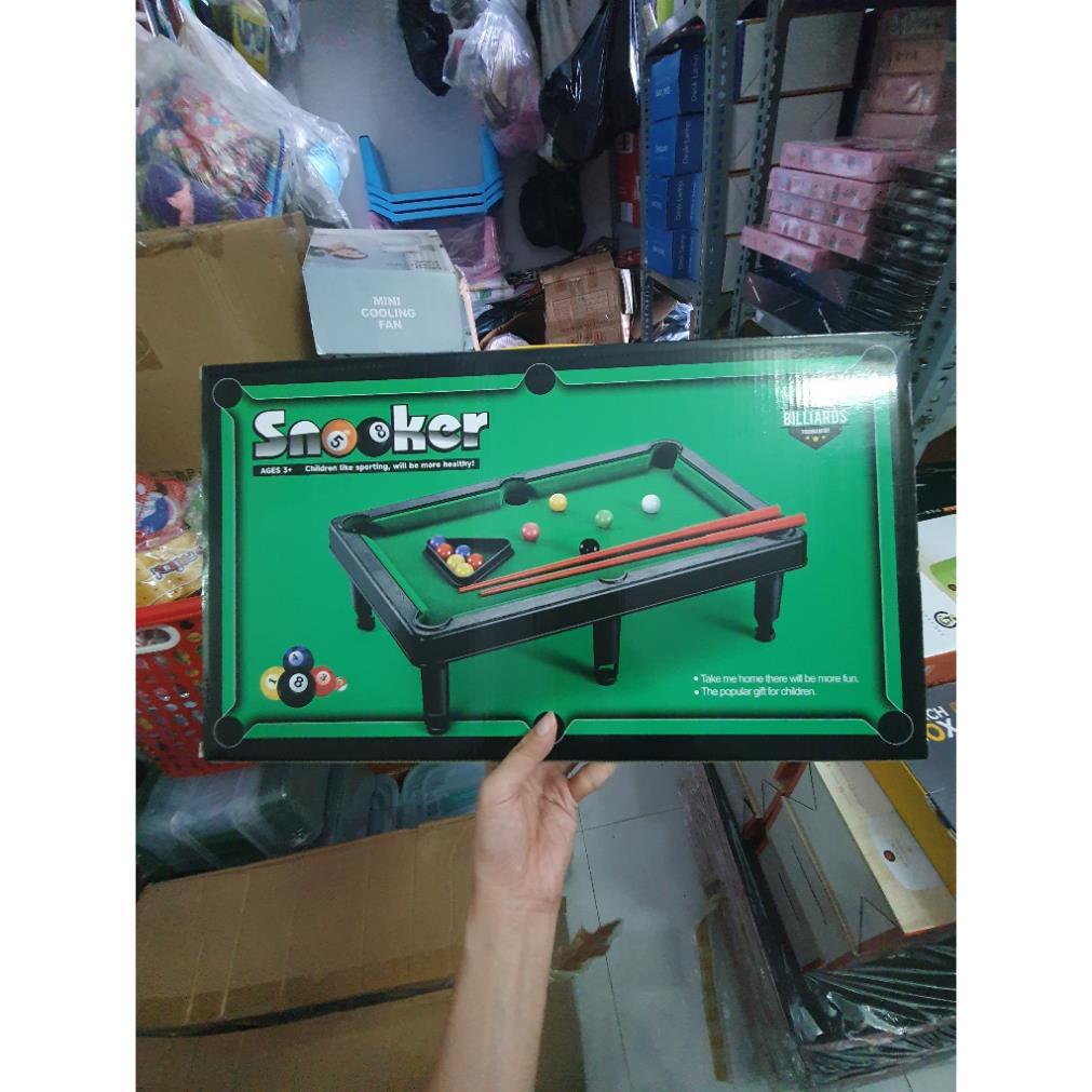 Bộ Đồ Chơi Bàn Bi-A Snooker Mini Dành Cho Bé