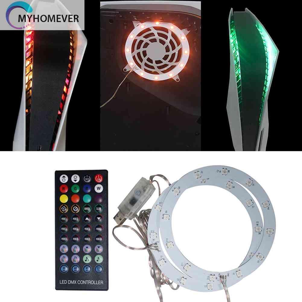 Thanh Đèn LED RGB Cho PS 5 PS5 Kèm Điều Khiển Từ Xa