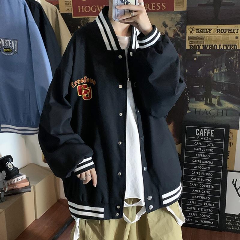 Áo bomber nam nữ unisex khoác gió jacket dù 2 lớp cúc bấm form rộng local brand ulzzang phong cách hàn quốc đep GJ