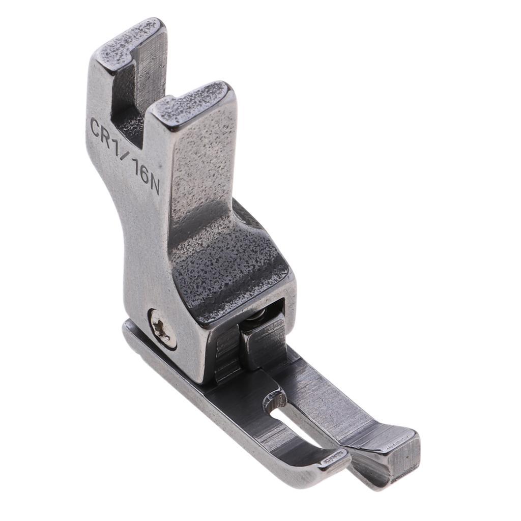 2pcs 1/8 1/16 Industrial Sewing Machine Right Side Compensating Presser Foot