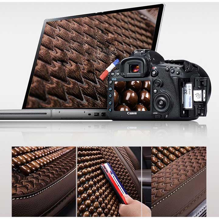 Áo trùm lót bọc ghế da xe ô tô Volkswagen Polo da hạt gỗ tự nhiên CAO CẤP