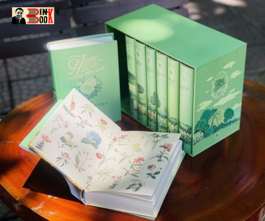 boxset Nhã Nam - TRỌN BỘ ANNE TÓC ĐỎ  [gồm 8 tập bìa cứng] [đặc biệt in 500 hộp] Lucy Maud Montgomery  – NXB Hội Nhà Văn