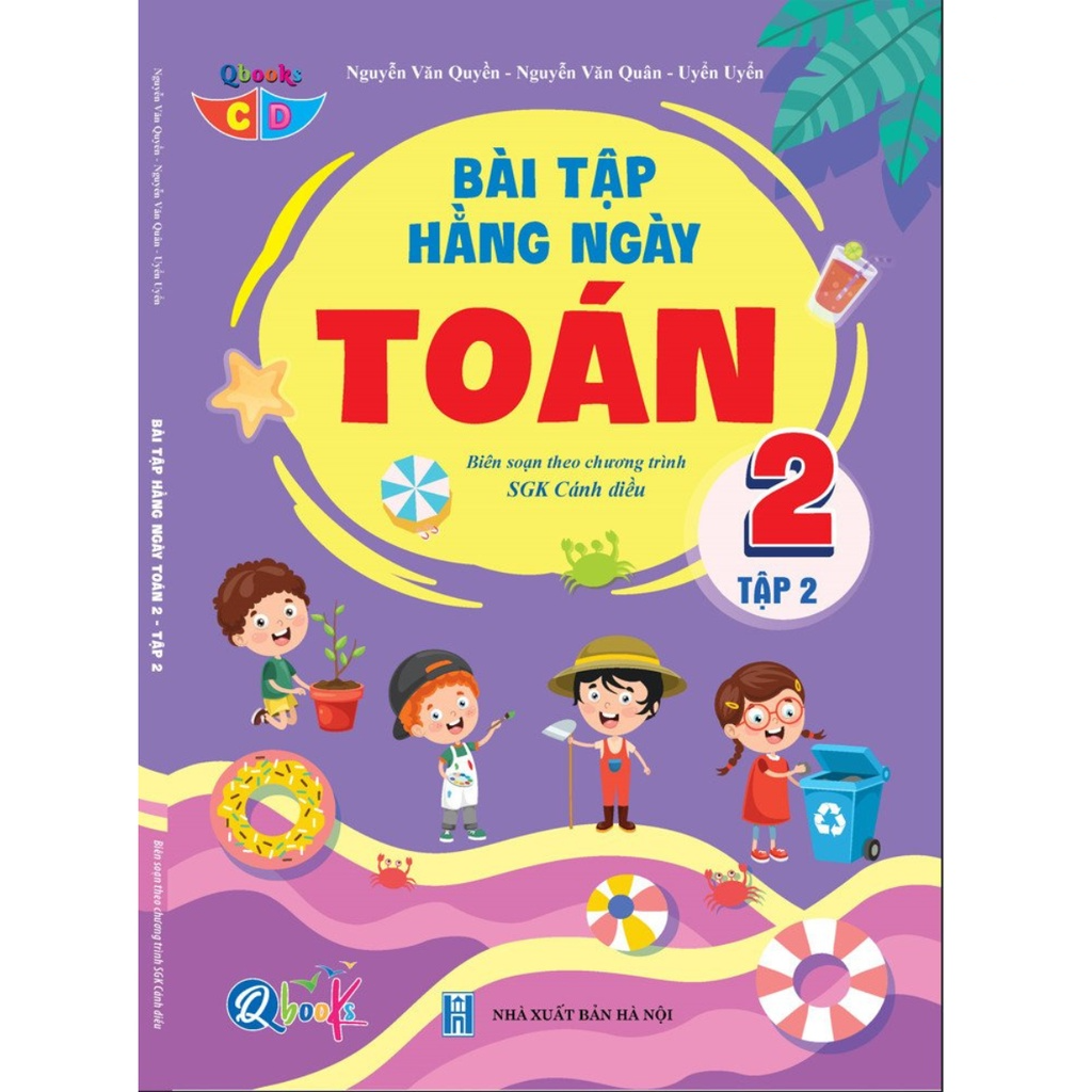 Sách Bài Tập Hằng Ngày Toán Lớp 2 - Cánh Diều - Tập 2 (1 cuốn) - BẢN QUYỀN