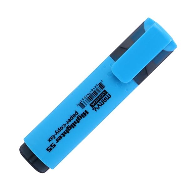 Vỉ 2 Bút Dạ Quang - Marvy HL55 - Fluorescent Light Blue
