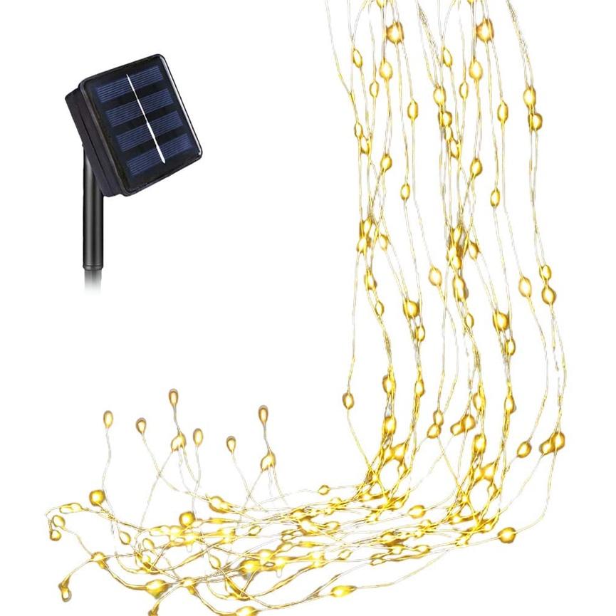 Dây Đèn Led Năng Lượng Mặt Trời Chống Thấm Nước Trang Trí Nhà Cửa