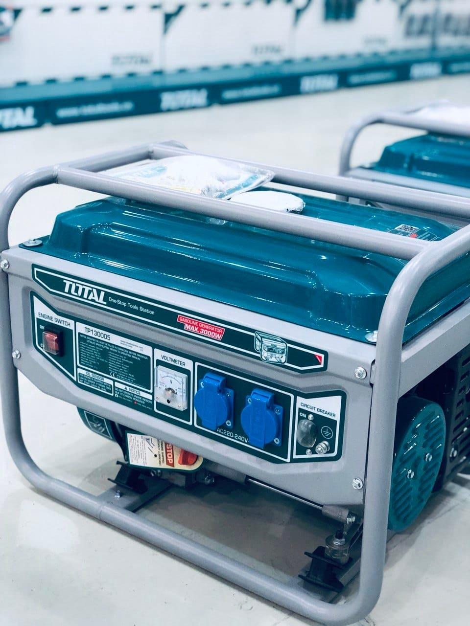 MÁY PHÁT ĐIỆN XĂNG 3KW TOTAL TP130005-1 - HÀNG CHÍNH HÃNG