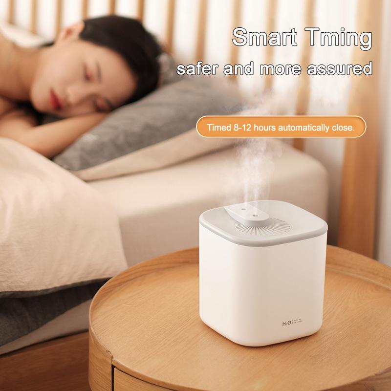 3L Máy Tạo Độ Ẩm Không Khí Tinh Dầu Hương Thơm Khuếch Tán Đôi Đầu Phun Bằng Coloful LED Siêu Âm Ẩm Khuếch Tán Hương Thơm