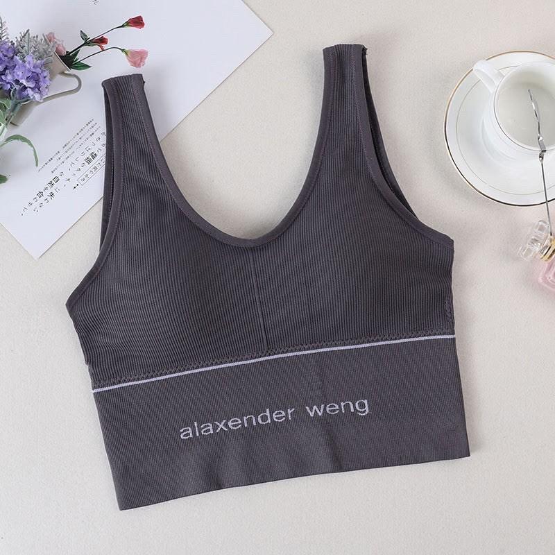 ÁO LÓT, ÁO BRA TẬP THỂ THẢO ALAXENDER. Áo Bra Crotop. Free size cho nàng từ 40kg tới 65kg