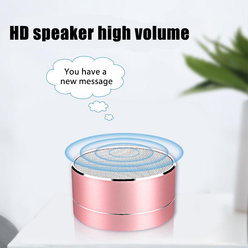 A10 Loa Bluetooth Không Dây Thép Nhỏ Pháo Loa Siêu Trầm Di Động Mini Thẻ Quà Tặng Âm Thanh Bluetooth Máy Tính Xách Tay Màu sắc: 003