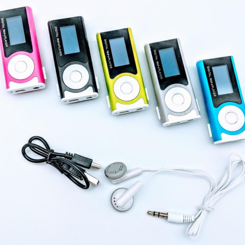 Máy nghe nhạc MP3 LCD Pro: Có màn hình + đèn pin + tai nghe - Hàng chính hãng [MP3dai]