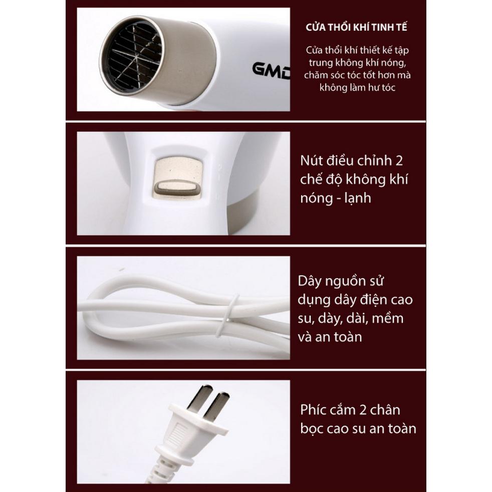 Máy Sấy Tóc Treo Tường Phong Cách Châu Âu Tích Hợp Ổ Cắm điện Công Nghệ Đức ️ FREESHIP ️