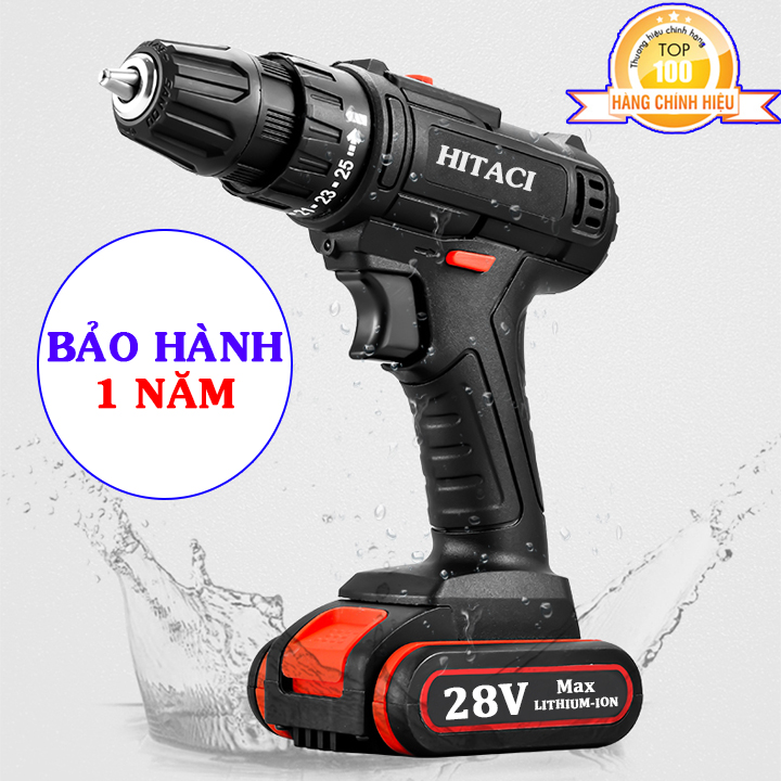 Khoan Pin 28v Tặng 2 Mũi Bắt Vít - Khoan Pin 28V
