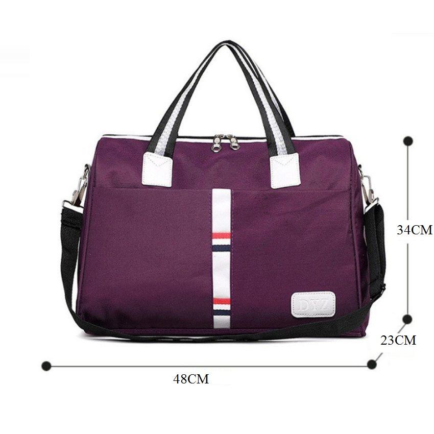 Túi trống du lịch đi tập gym tập yoga chất liệu vải dù 2 lớp cao cấp size 48cm có nhiều màu sắc lựa chọn TT003