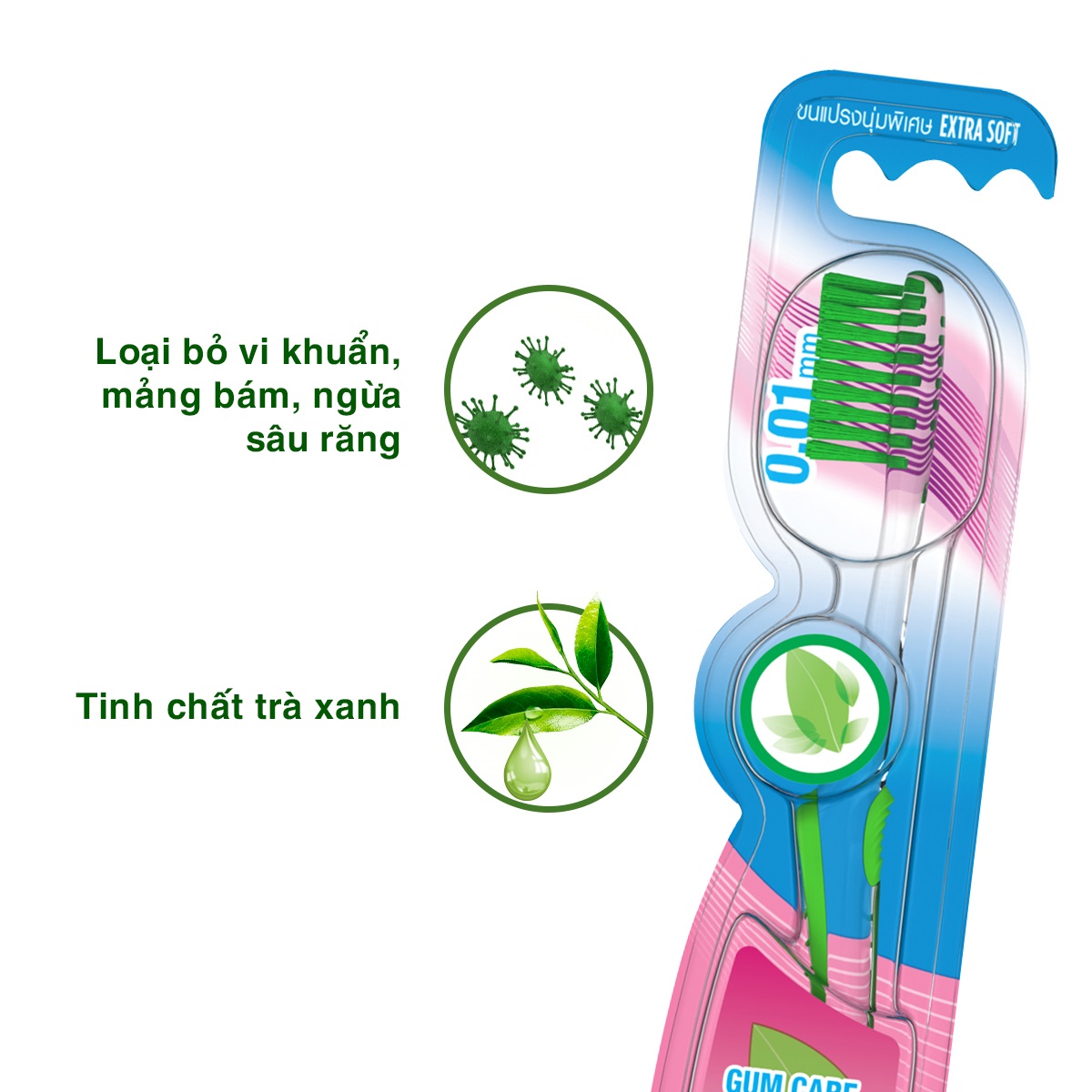 Bộ 6 Bàn Chải Đánh Răng Oral-B Tinh chất Trà xanh