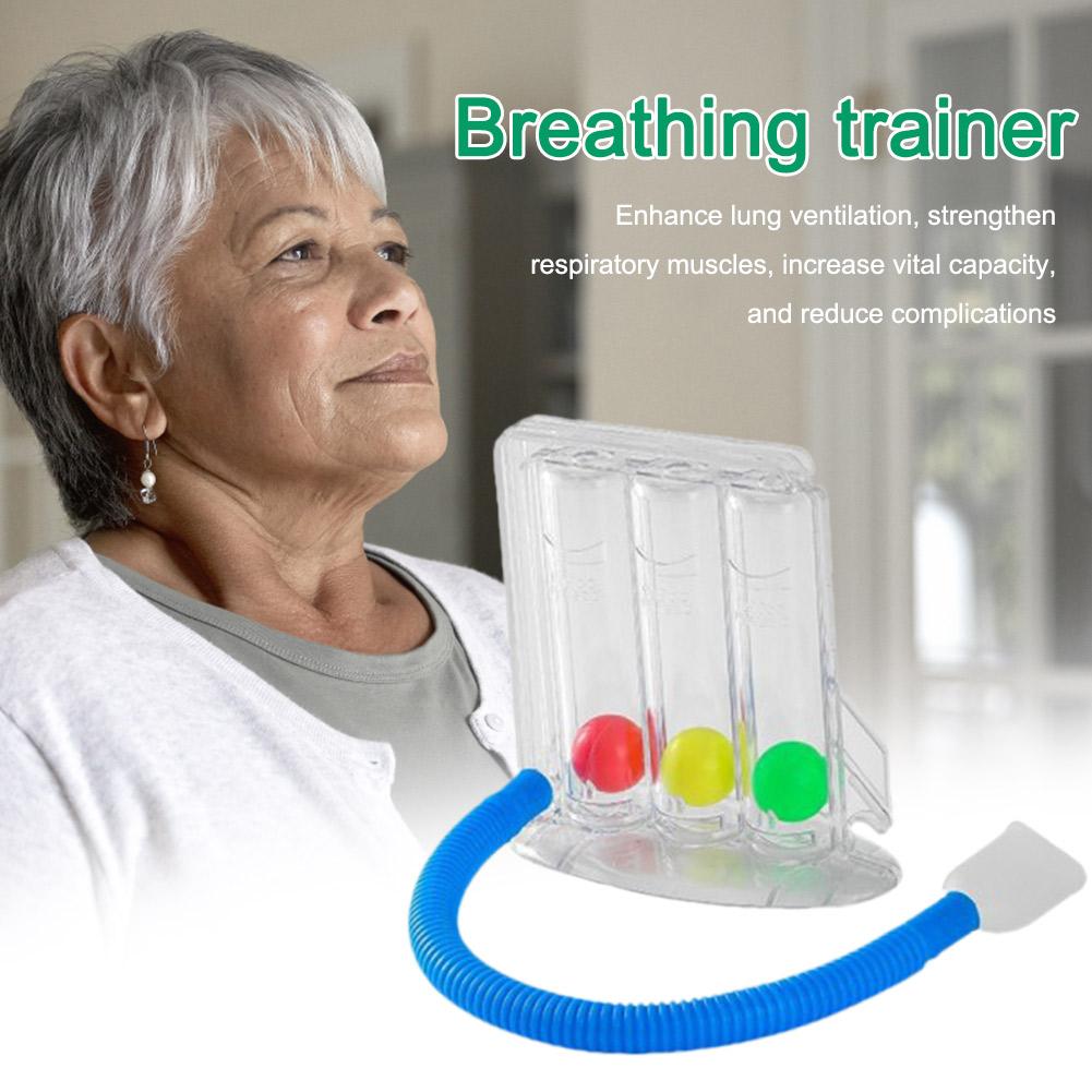 3 quả bóng Hơi thở Hệ thống đo hơi thở Huấn luyện Chức năng Trình tập thể dục để cải thiện Thiết bị phục hồi chức năng