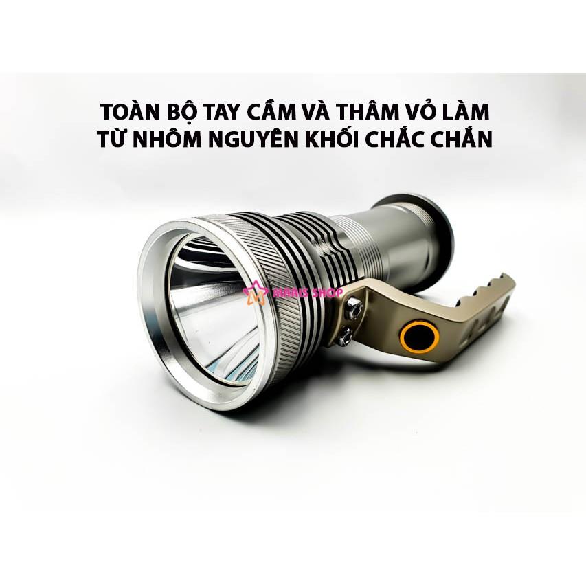 Đèn PIN Siêu Sáng Vỏ Nhôm Chips LED CREE T6, Đèn PIN Sạc Cầm Tay, Cắm Trại, Đi Phượt