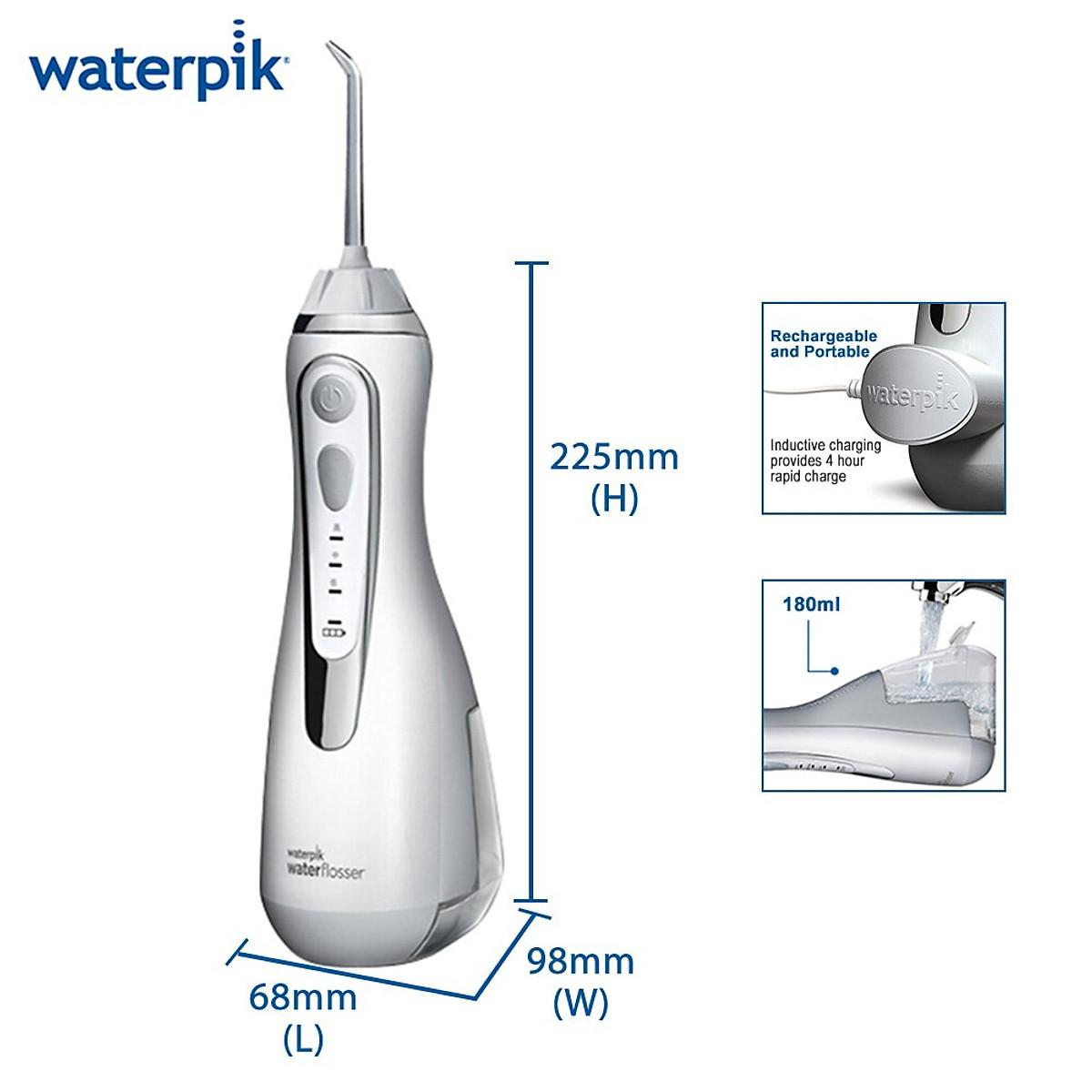 Máy Tăm Nước WATERPIK WP-560, Lực Phun Mạnh, Công Nghệ Sóng Ion Âm, Nhập Khẩu, Bảo Hành 12 Tháng