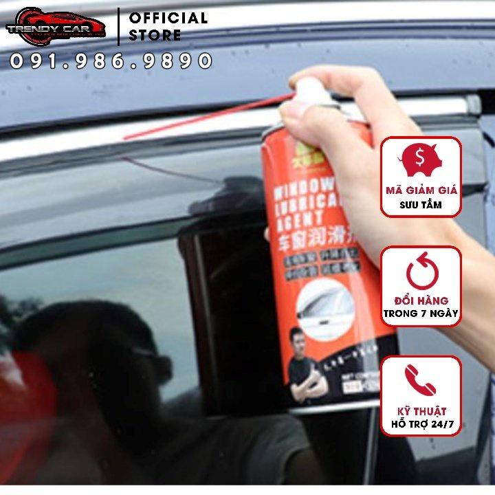 ️FLASH SALE️ xịt chống Kẹt kính lão hoá cao su bảo dưỡng làm mới bôi trơn gioăng kính, bôi trơn cửa nóc ô tô chuyên dụ