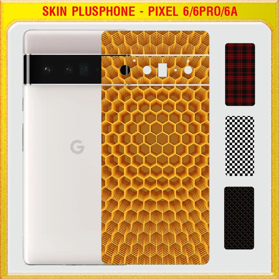 Dán Skin cho mặt sau Google Pixel 6, 6 Pro, 6a in hình caro