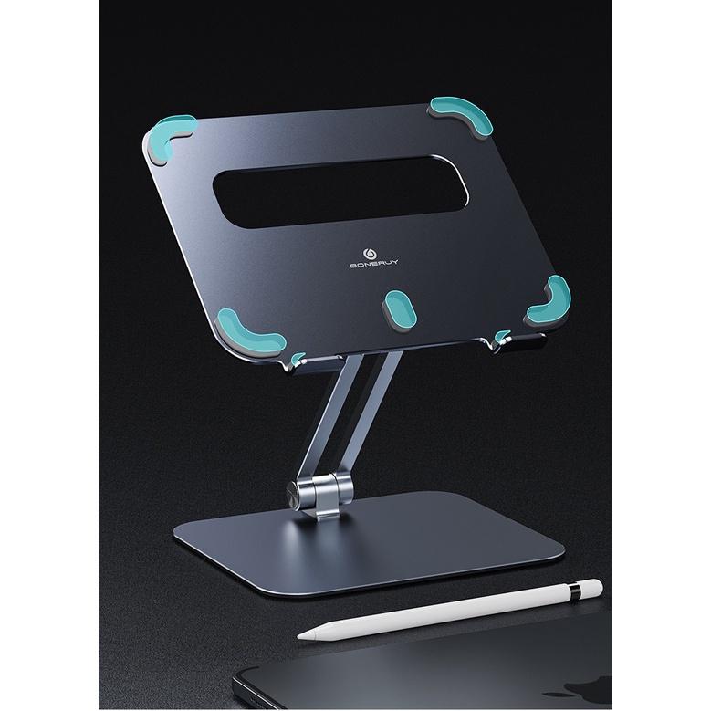 P61 Giá đỡ nhôm cho iPad, Máy tính bảng, Galaxy Tab dạng đỡ tablet điều chỉnh độ cao lên xuống từ hợp kim nhôm cao cấp.