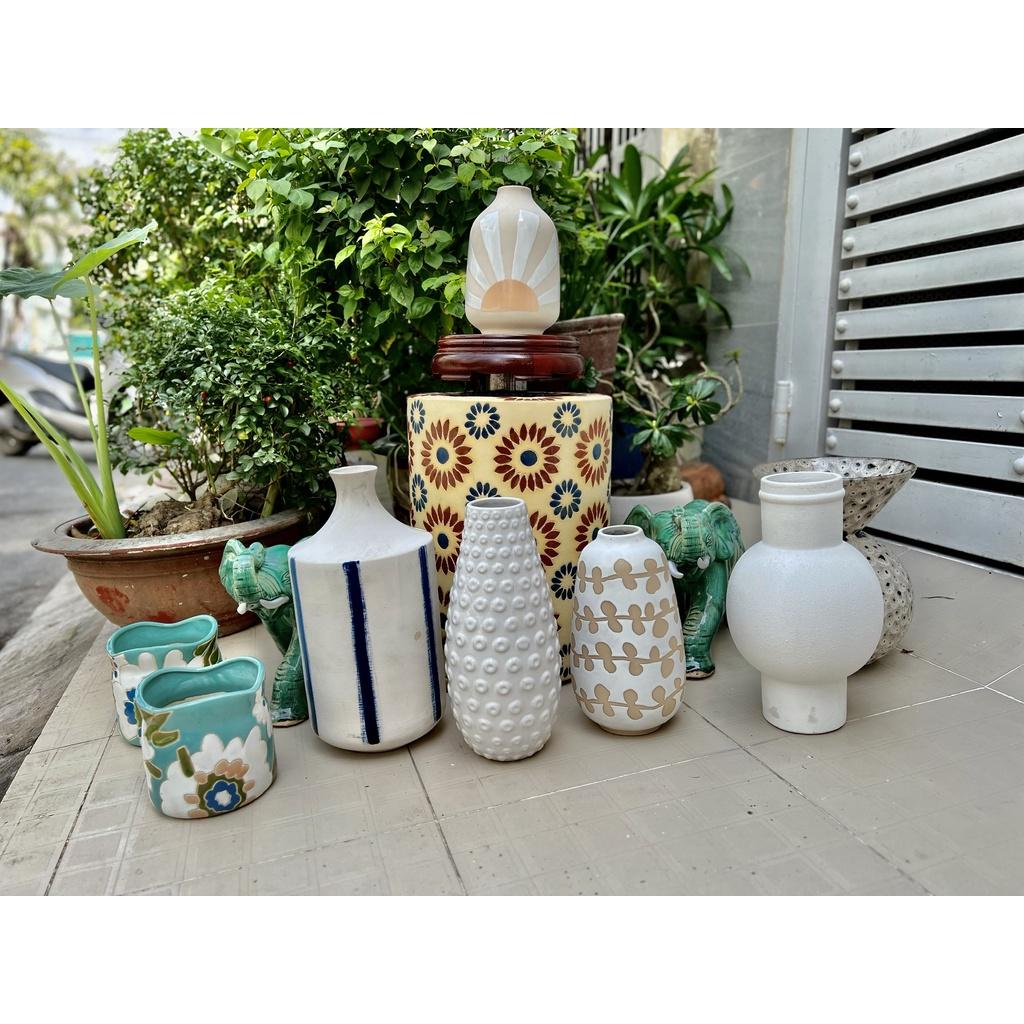 BÌNH HOA XUẤT KHẨU TRANG TRÍ DECOR NGHỆ THUẬT 01