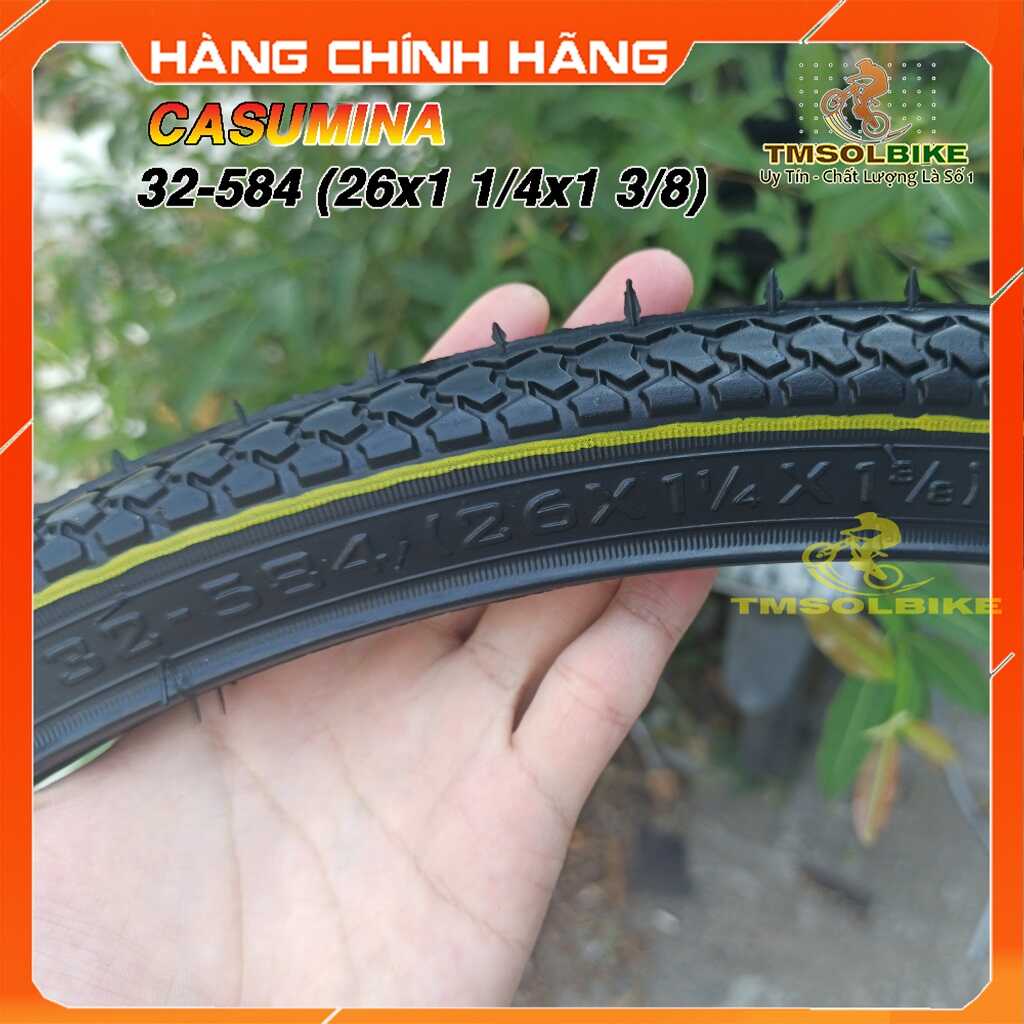 Vỏ Lốp Xe Đạp 26x1 1/4 x 1 3/8 CASUMINA