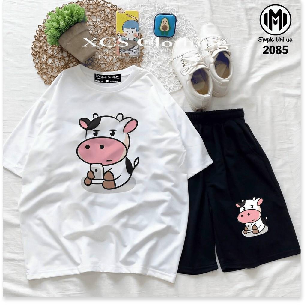 SET BỘ THUN COTTON NỮ XINH XẮN,THIẾT KẾ HỌA TIẾT HỢP THỜI TRANG MÙA HÈ,ĐẶC BIỆT LÀ CHẤT LIỆU VÃI THOÁNG MÁT KHÁNH AN STO