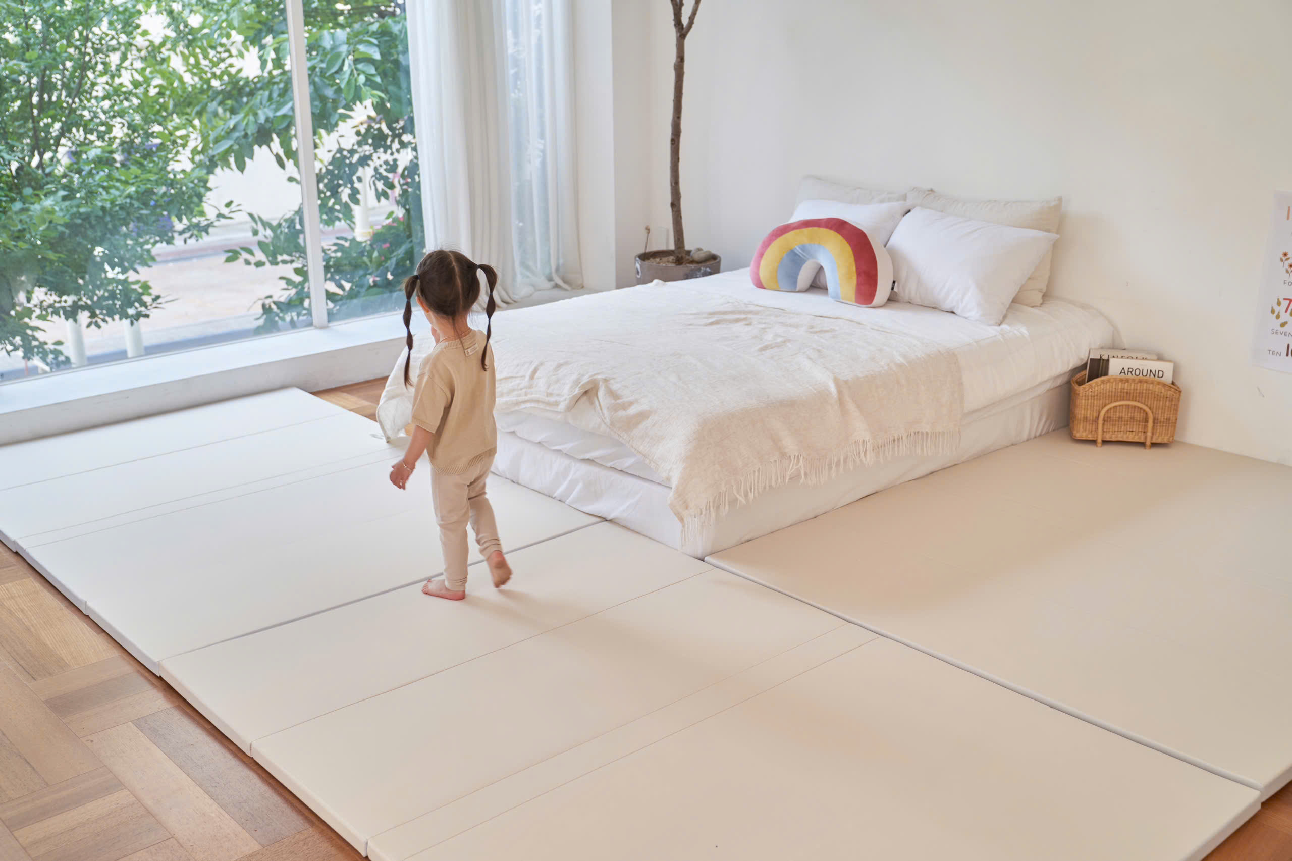 Thảm Chơi Xếp Gọn 5 Mảnh Dày 4cm Cho Bé Siêu Chất Lượng, Tiện Dụng CARAZ