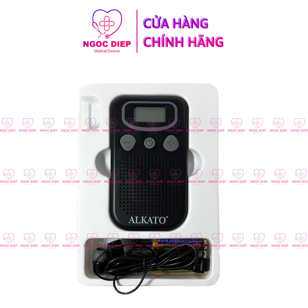 Máy trợ thính gài tai có dây ALKATO VT-125 - Tai nghe hỗ trợ người già, người bệnh - Hàng chính hãng