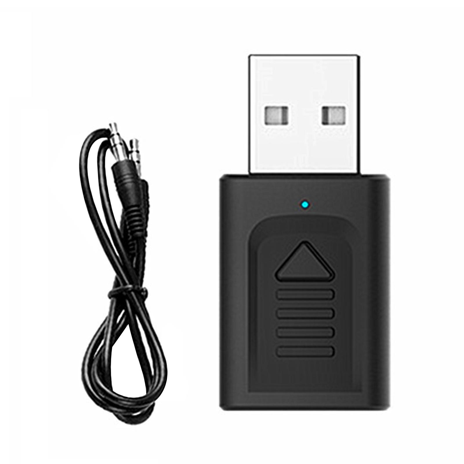 USB Bluetooth 5.0 Transmitter and Receiver Wireless Low Latency For TV Car