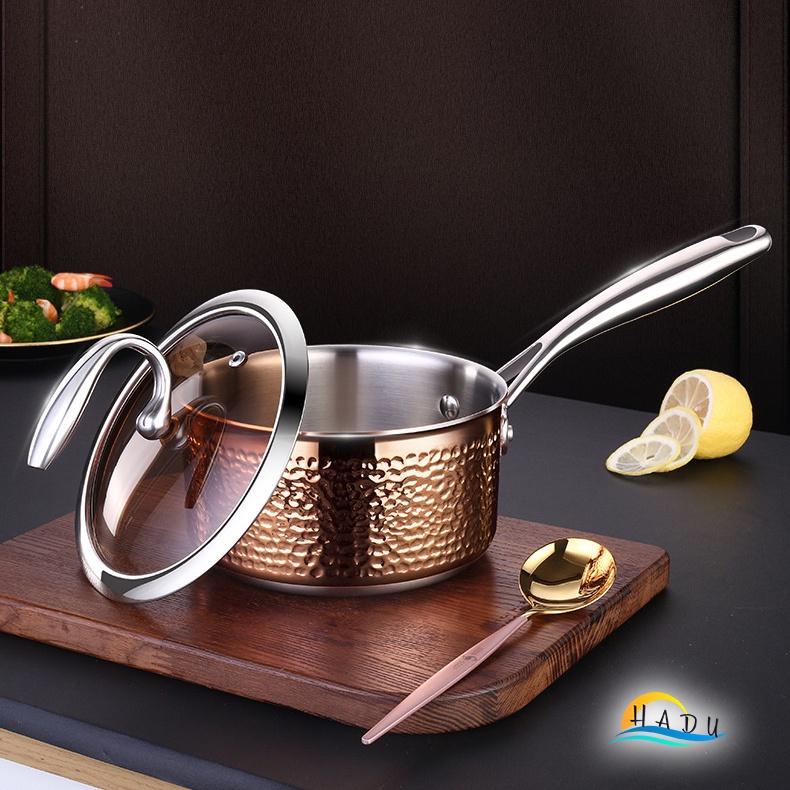 Nồi Inox Bếp Từ 304 3 Đáy Cao Cấp 16cm Đạt Chất Lượng Đức HADU