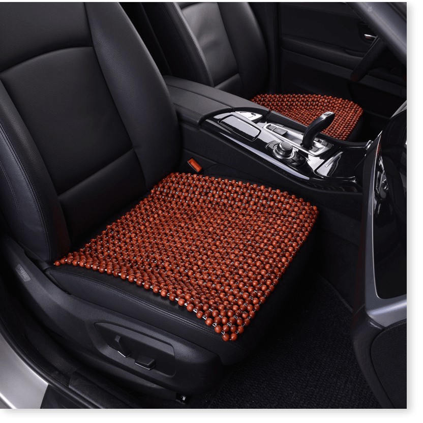 Miếng Đệm Hạt Gỗ PaKaSa Massage Ghế Ô TÔ , Xe Hơi , Ghế Văn Phòng KT 45 x 45 cm - Chính Hãng