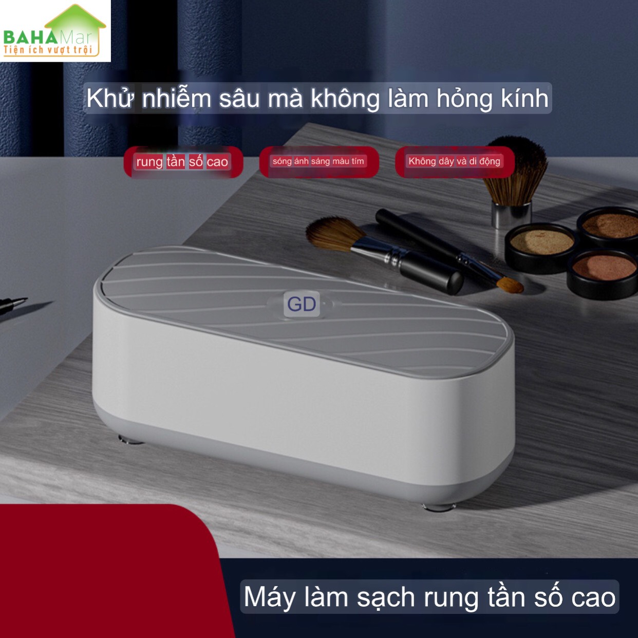 MÁY LÀM SẠCH RUNG TẦN SỐ CAO CÙNG SÓNG ÂM CHO TRANG SỨC, KÍNH, DÂY ĐỒNG HỒ…HẾT VẾT Ố VẾT DẦU VẾT BẨN KÉT "BAHAMAR"  Động cơ động năng tuyệt vời có thể tạo nước rung tần số cao, liên tục rửa sạch bề mặt vật thể và độ sâu của các khe hở khiến bụi, vi khuẩn