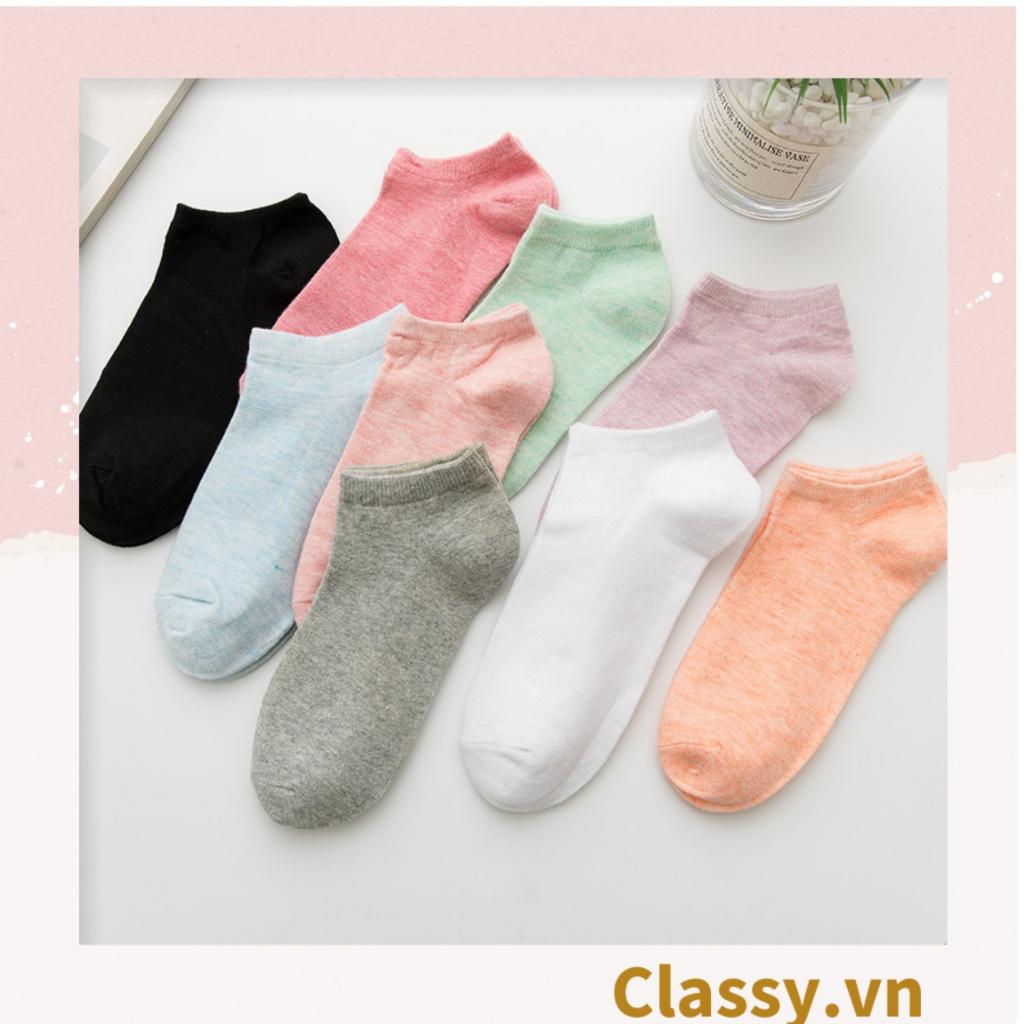 Tất cổ ngắn Classy, vớ cổ ngăn cotton dày dặn, phù hợp cả nam và nữ G1406