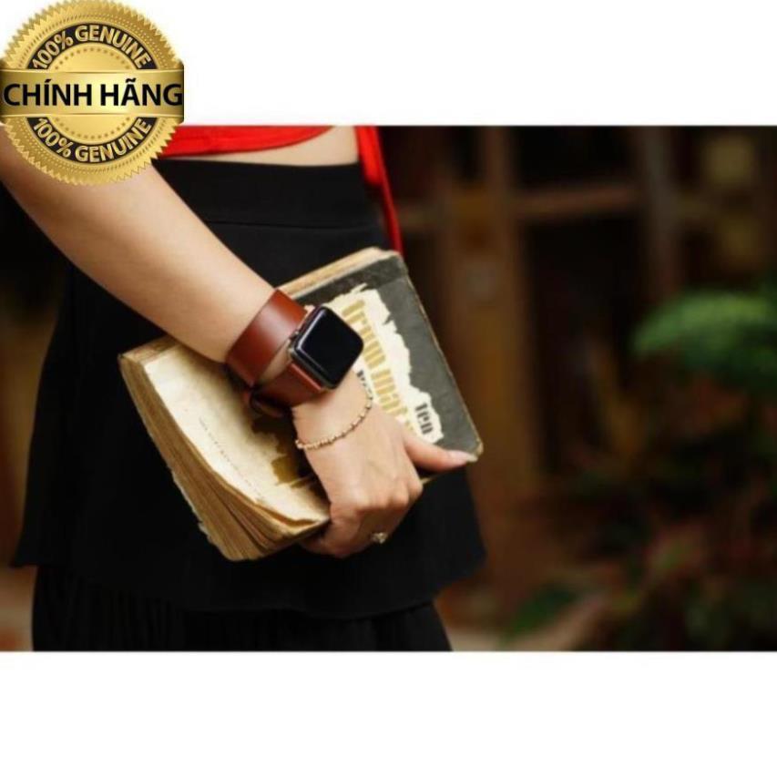 DÂY ĐỒNG HỒ ĐÔI DOUBLE STRAP DA BÒ THẬT CAO CẤP - CHÍNH HÃNG RAM LEATHER .