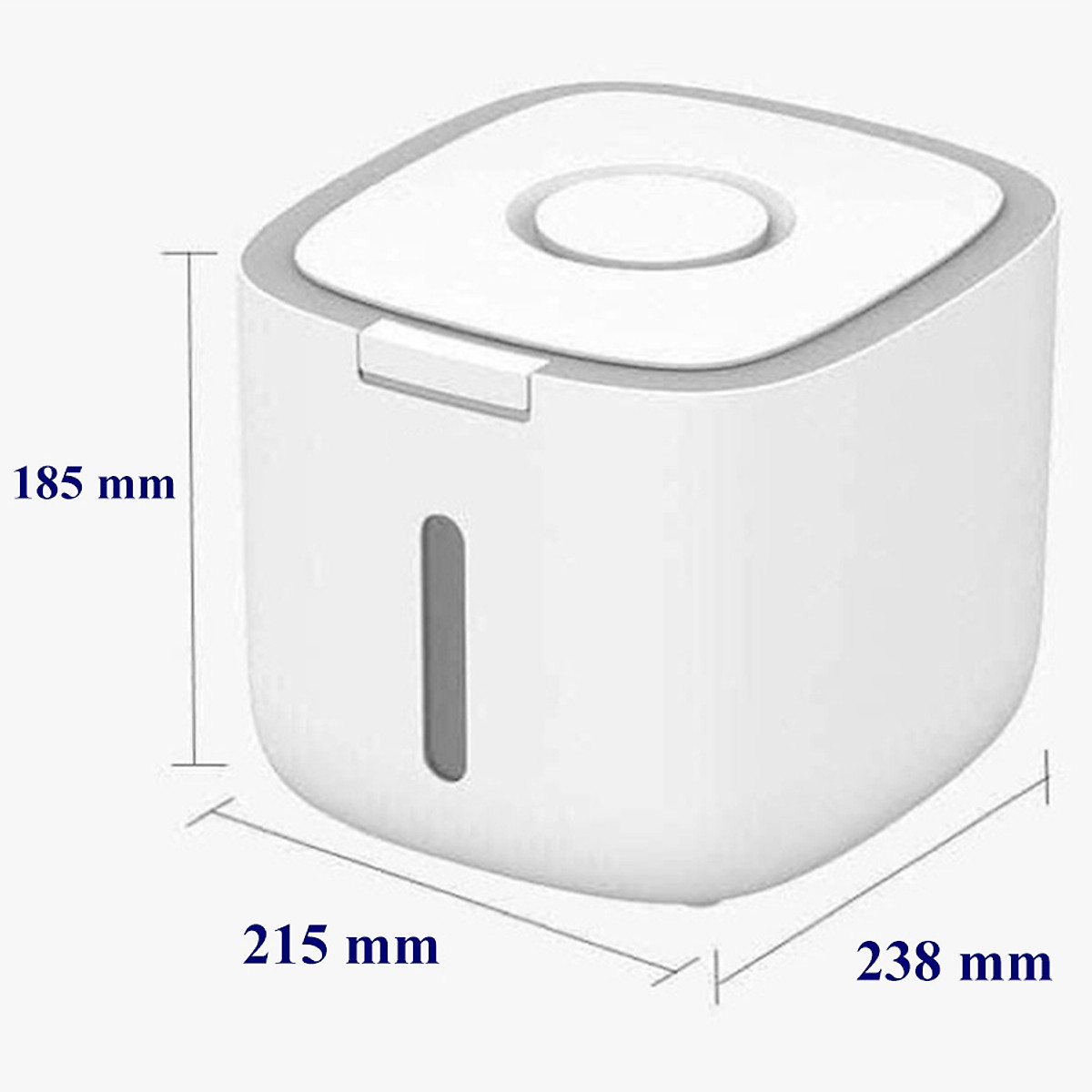 Thùng Đựng Gạo Cao Cấp MINIIN 5kg & 10kg - Thùng Đựng Gạo Nắp Đậy Thông Minh, Thiết Kế Hiện Đại & Đẹp Mắt, Chất Liệu ABS &PP An Toàn Chống Nước, Chống Ẩm Mốc, Mối Mọt - Hàng Nhập Khẩu