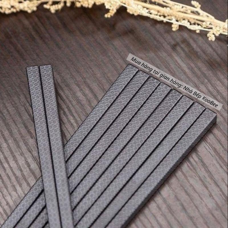 Set 10 đôi đũa Nhật sợi thuỷ tinh Glass Fiber - Đũa Nhật kháng khuẩn chống nấm mốc chống trơn trượt