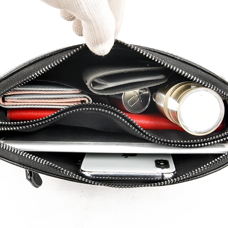 Da Thật Chính Hãng Da Thật Da Bò Nữ Thời Trang Nữ Túi Nhỏ Đeo Vai Túi Đeo Ngang Người Túi Nữ Túi Xách Tay