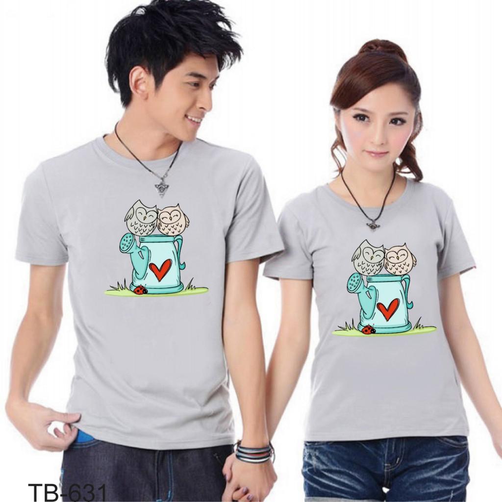 Áo thun cặp dễ thương cá tính