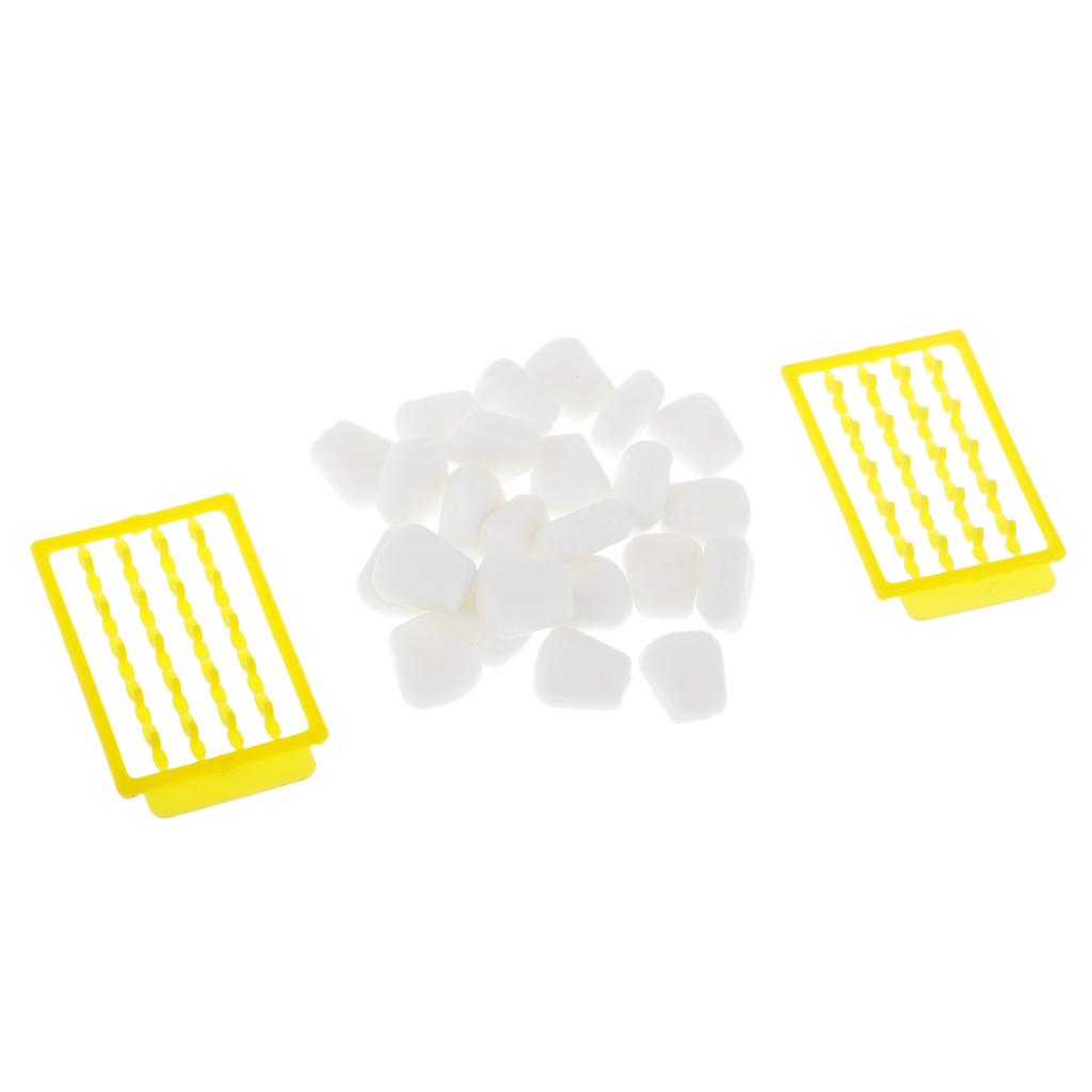 24pcs Floating Pop Up Corn Lures and 2pcs Boilie Stoppers for Carp Fishing