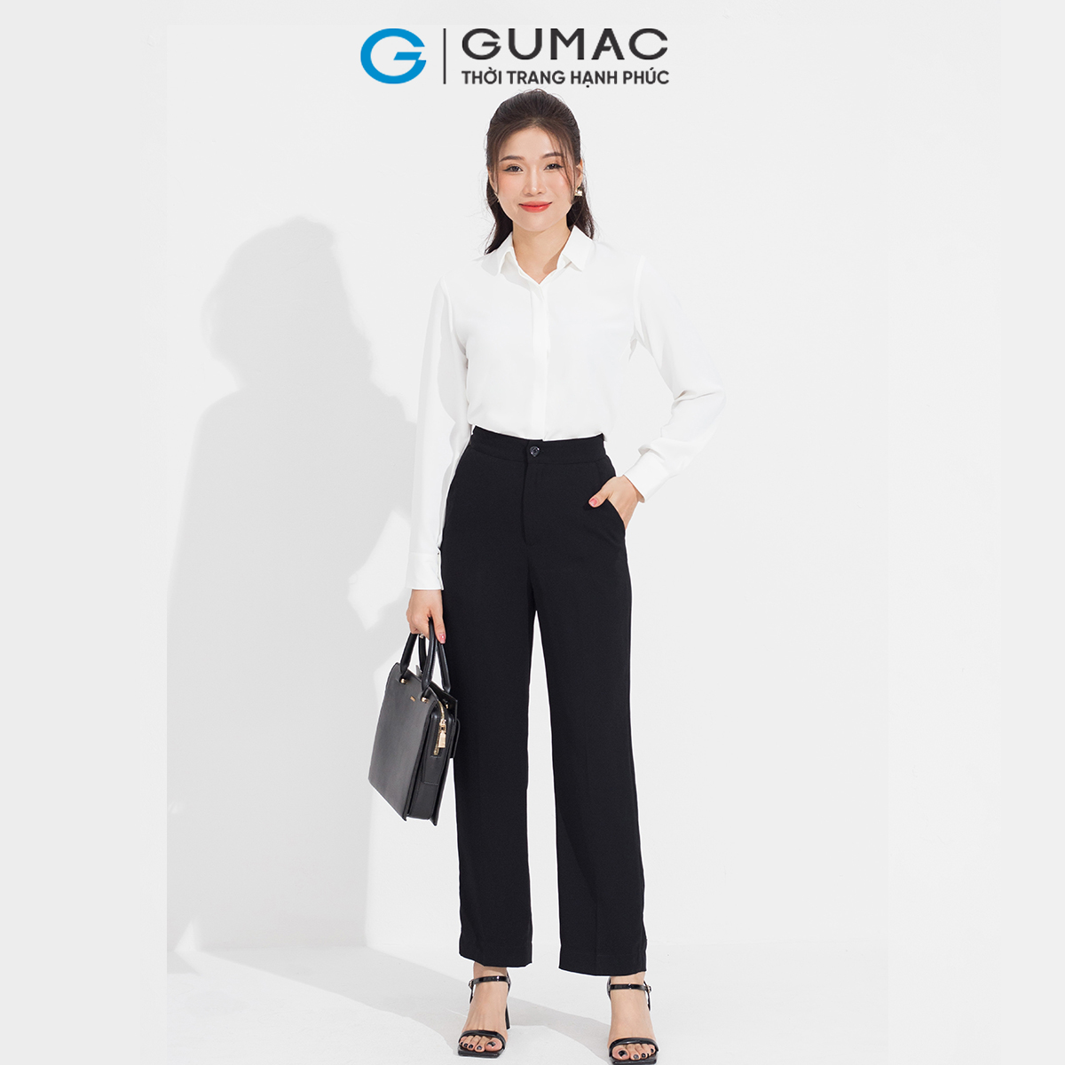 Quần tây ống suông GUMAC QD05028