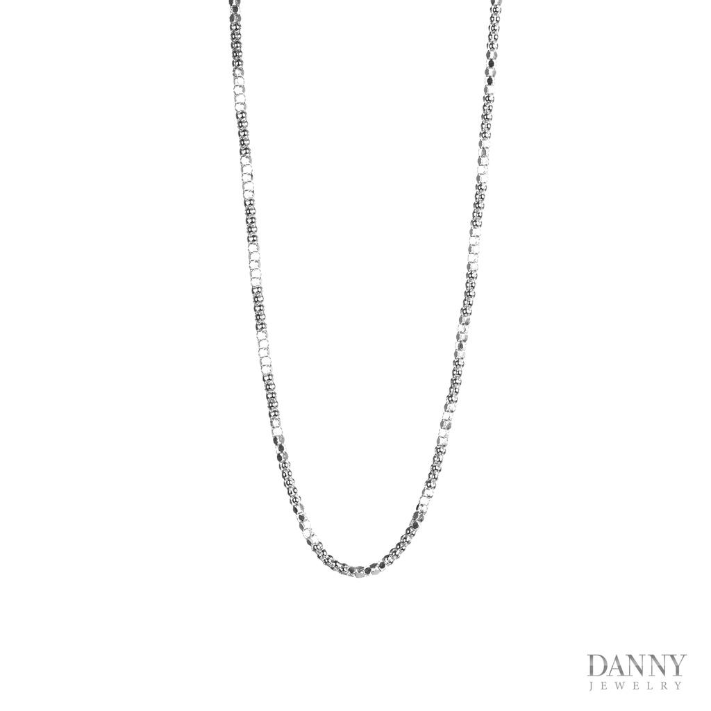 Dây chuyền Nữ Bạc 925 Danny Jewelry Xi Bạch Kim AI0Y0024